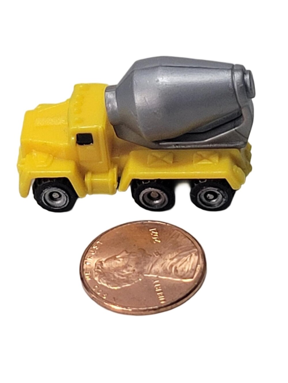 MICRO MACHINES CEMENT MIXER Construction Plastic Vintage